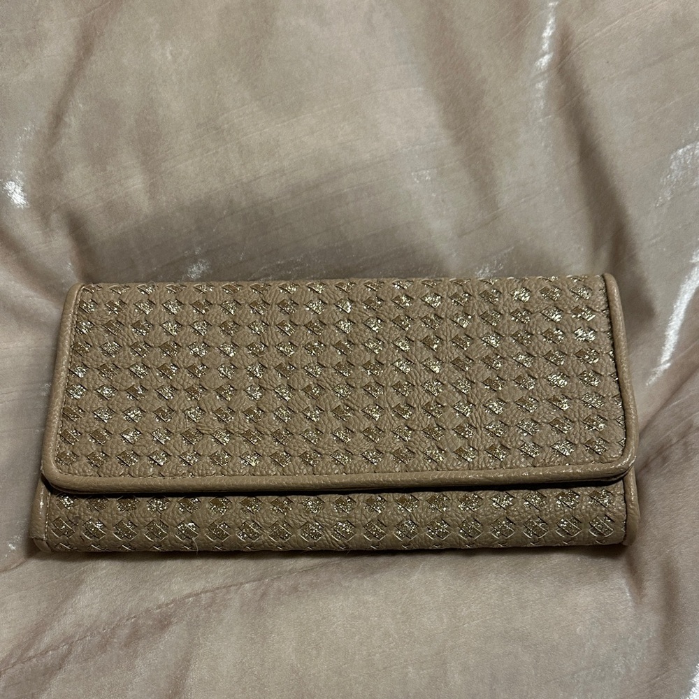 Elegant Tan Clutch